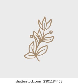 Doodle-an icon of the leaves of different trees. Contour image of fallen leaves of oak, maple, elm, birch, rowan, willow. black drawing of plants for stickers, decor, postcard. Vector clipart of plan