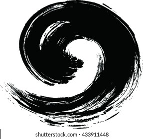 Doodle.Brush Wave.Abstract Wave.Grunge Wave.Vector illustration