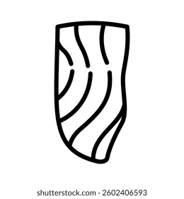 Doodled hand drawn vector illustrations of   salmon as healthy salad ingredients. Perfect for kitchen, restaurant, or cafe poster, logo, or simbol design in high resolution.