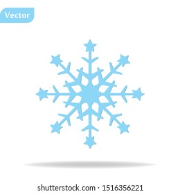 Doodled Snowflakes, original hand- on whrite backround