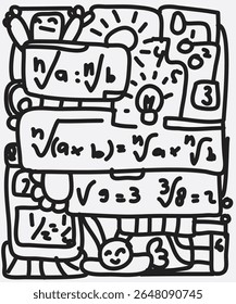 DoodleMath version who love math around the world