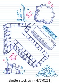 Doodles of Blank Banners