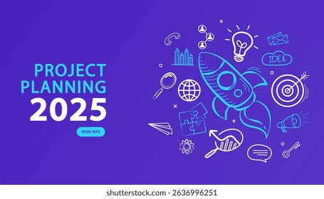 Doodles business icons. Hand drawn vector pattern background icon symbols. Poster for Corporate Meeting, Online Courses, Webinar, Seminar. Conference, Business Event Announcement. modern vector, flat.