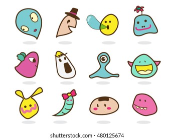 Doodles characters for kids