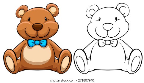 Doodles classic brown teddy bear