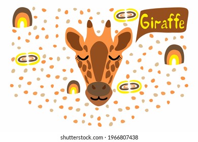 doodles cute animals compilation giraffe cute sticker