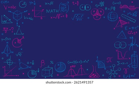 Doodles education. Hand drawn vector pattern background back to school with icon symbols. Doodle of foreign language education course for home online training study. Vector, Flat design, illustration,