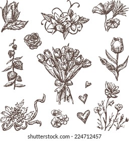 Doodles floral