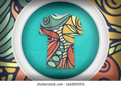 Doodles graphic design for t-shirt. Vector illustration for print