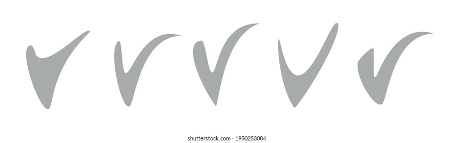 doodles options check mark icons