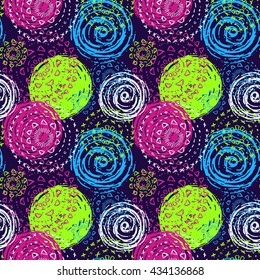 Doodles ornament pattern. Abstract background. Pencil effect cute sketches texture. Abstarct doodles. Summer colorful doodles pattern. Fabric design. Kids textile. Bright pattern. Sketch doodles.