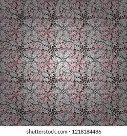 Doodles pattern. Design wrapping and gift paper, greeting cards, banner and posters design. Abstract cute background. Vector illustration. White, black and neutral on colors.