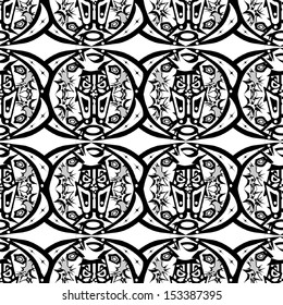 Doodles pattern. Design wrapping and gift paper, greeting cards, banner and posters design. Vector illustration. Abstract cute background. Gray, black and neutral on colors.