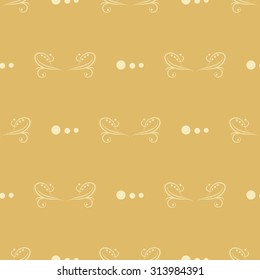 Doodles pattern dot retro vintage royal vector background