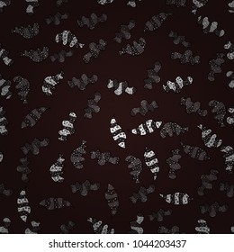 Doodles pattern. Seamless pattern Nice fabric pattern. Brown, black and white on colors. It can be used on wallpaper, wrapping boxes, mug prints, baby apparels etc. Cute background. Vector design.