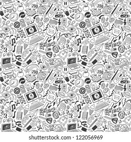  doodles -  seamless pattern