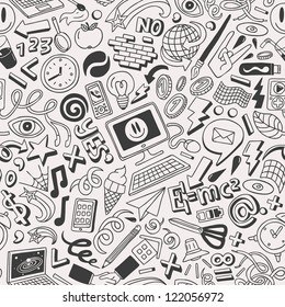  doodles -  seamless pattern