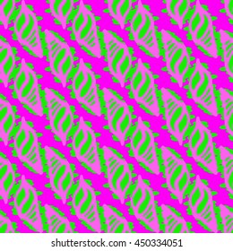 Doodles seashells background seamless pattern.