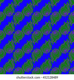 Doodles seashells background seamless pattern.