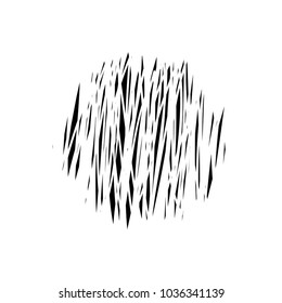 Doodles set of strokes. Scribble collection. Ink sketches. Hand drawn vector effect. Simple illustration for web sites, creative project or printed materials.