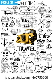 Juego de Doodles - Viajes
