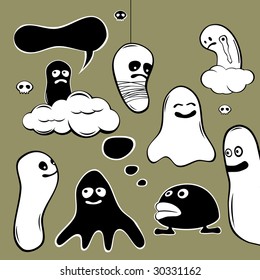 doodles set. Vector illustration.