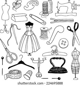 19,433 Sewing doodle Images, Stock Photos & Vectors | Shutterstock