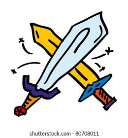 Doodles swords