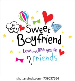 doodles text for tshirt