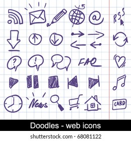 Doodles - web icons