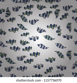 Doodles white, black and violet on colors. Abstract pattern for wrapping paper Vector illustration. Seamless Sketch nice background.