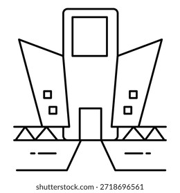 Doomsday Vault Icon Illustrating Protected Preservation Storage For Global Crisis Survival Preparedness