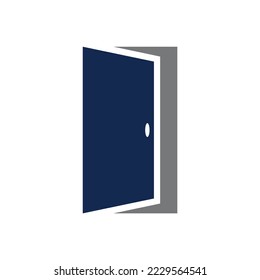 plantilla de icono de logotipo de puerta 1