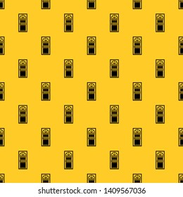 Puerta con un patrón de vidrio arco vectorial transparente repetir amarillo geométrico para cualquier diseño