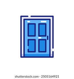 Door for Architecture Project Vector Icon