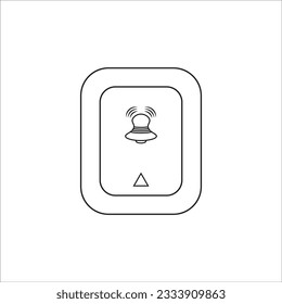 logotipo de ilustración de icono de puerta