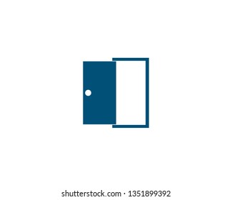 Door brand logo vector template