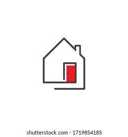 Logo der Türmarke, Vektorvorlage