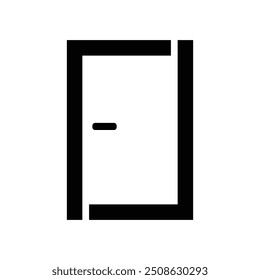 Modelo de vetor de logotipo de marca de porta