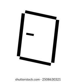 Plantilla de Vector de logotipo de marca de puerta