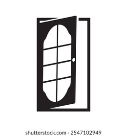 Door brand logo vector template design