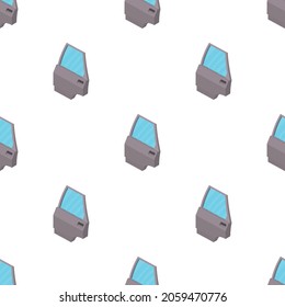 Door from car pattern seamless background texture repeat wallpaper geometric vector