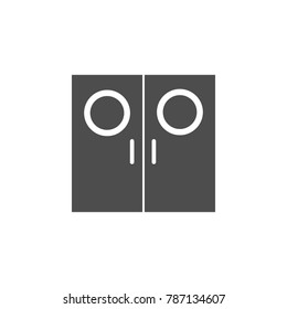 door to the cinema icon. Cinema element icon. Premium quality graphic design. Signs, outline symbols collection icon for websites, web design, mobile app, info graphics on white background