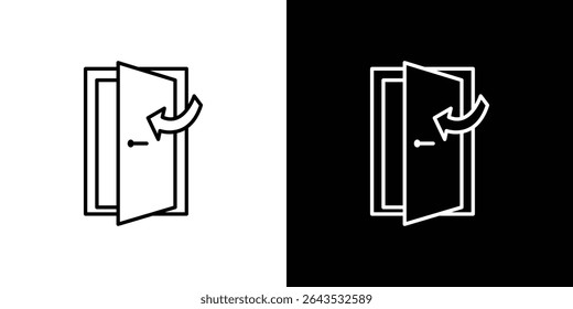 Door closed icon. Graphic Design vector icon. Ui Ux Icons