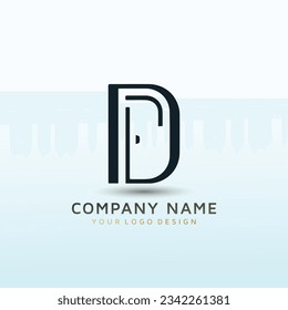 Concurso de logotipo vectorial de artesanía de puertas