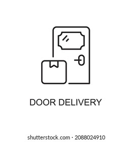 Door Delivery Vector line icons for your digital or print projects.