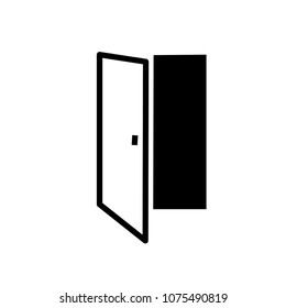 door doorway icon vector template