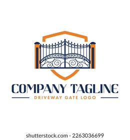 logotipo vectorial de la puerta de conducción