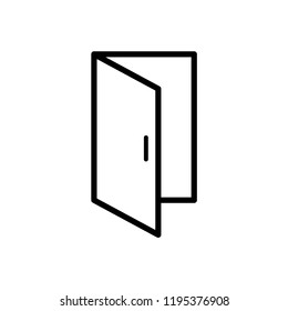 door - entrance - exit icon vector