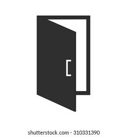 Door, entrance, exit icon vector image. Can also be used for construction, interiors and building. Suitable for use on web apps, mobile apps and print media.